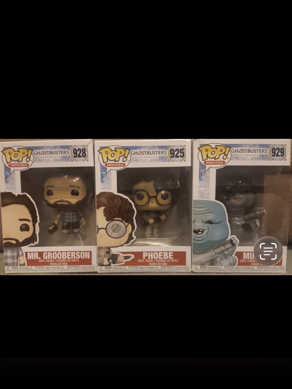 Funko Pop Ghostbusters Afterlife Lot of 3 Phoebe 925 Grooberson 928 Muncher 929